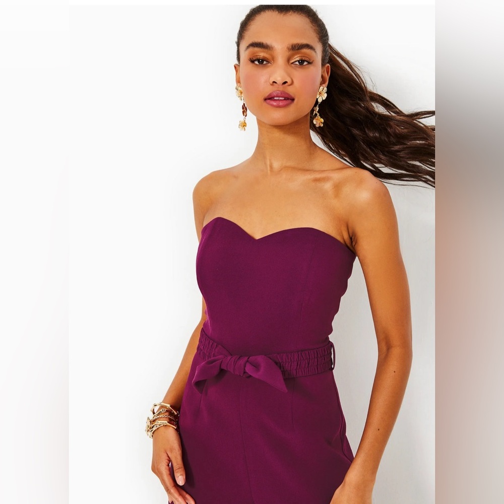 Lilly Pulitzer Rosalie Purple Jumpsuit 12